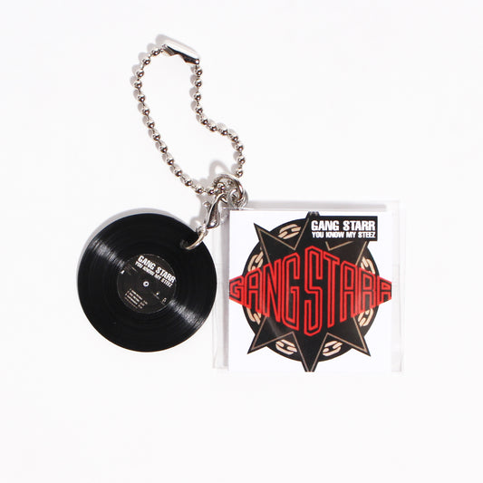 GANG STARR YOU KNOW MY STEEZ [KEY CHAIN ​​HIPHOP RECORD]