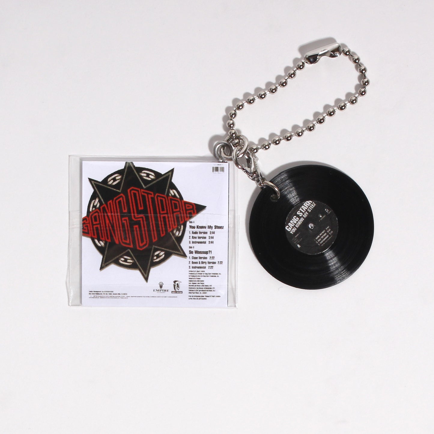 GANG STARR YOU KNOW MY STEEZ【KEY CHAIN HIPHOP RECORD】