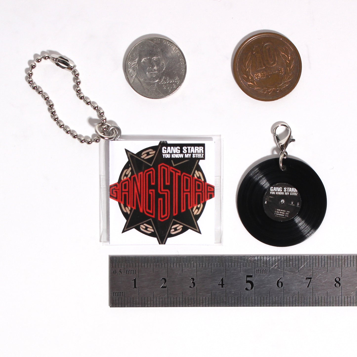 GANG STARR YOU KNOW MY STEEZ【KEY CHAIN HIPHOP RECORD】