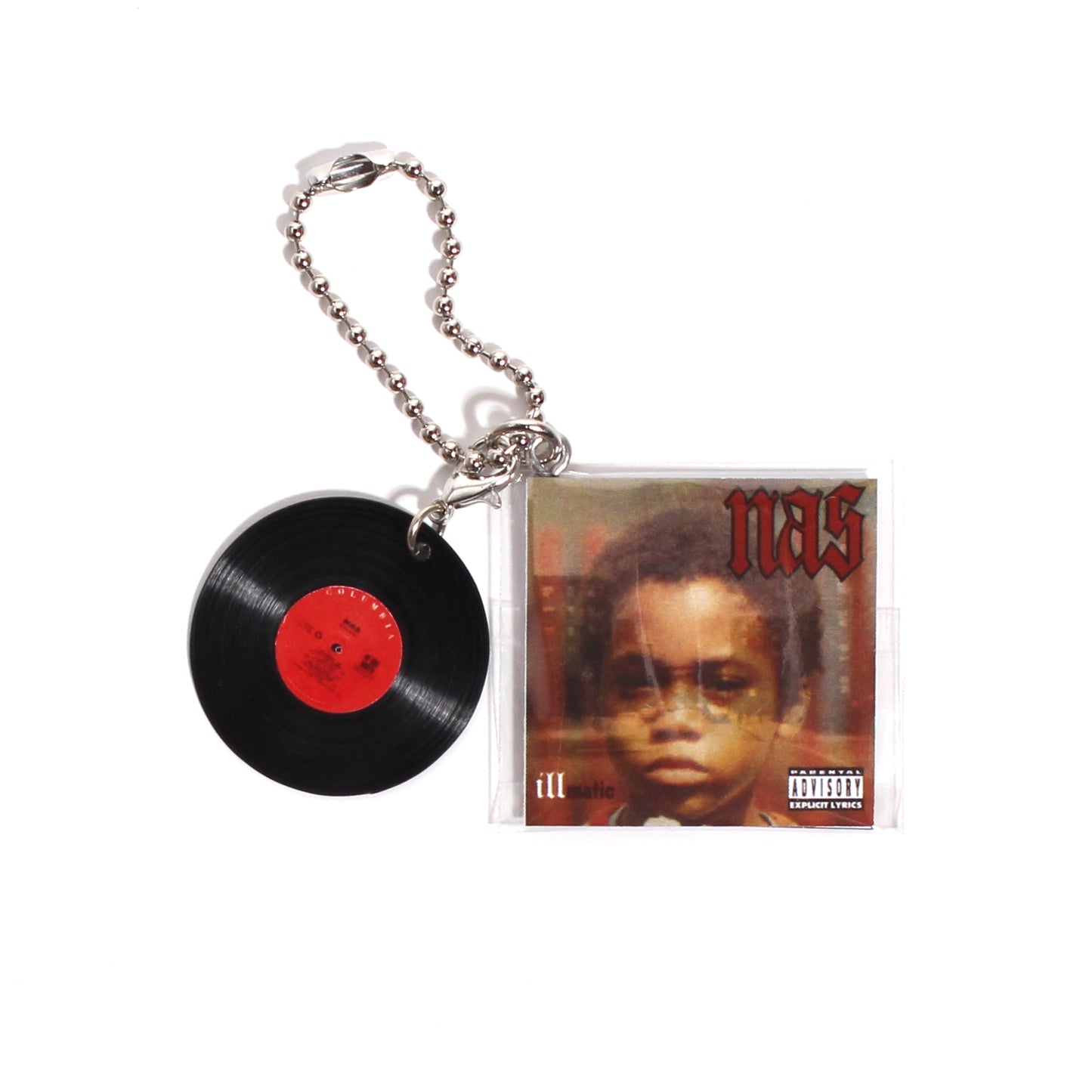 NAS ILLMATIC [KEY CHAIN ​​HIPHOP RECORD]