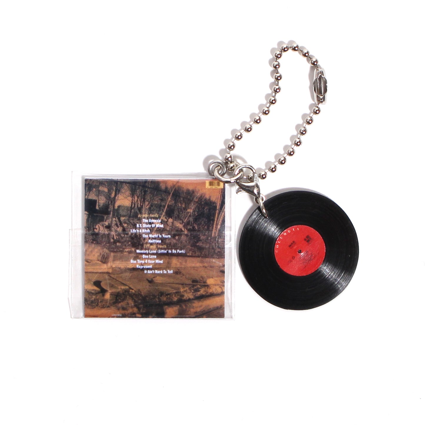 NAS ILLMATIC [KEY CHAIN ​​HIPHOP RECORD]