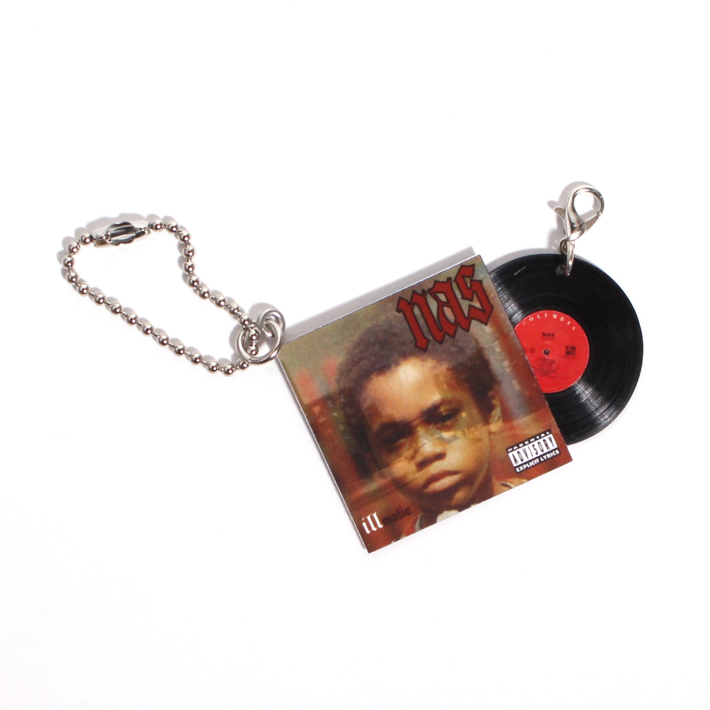 NAS ILLMATIC [KEY CHAIN ​​HIPHOP RECORD]