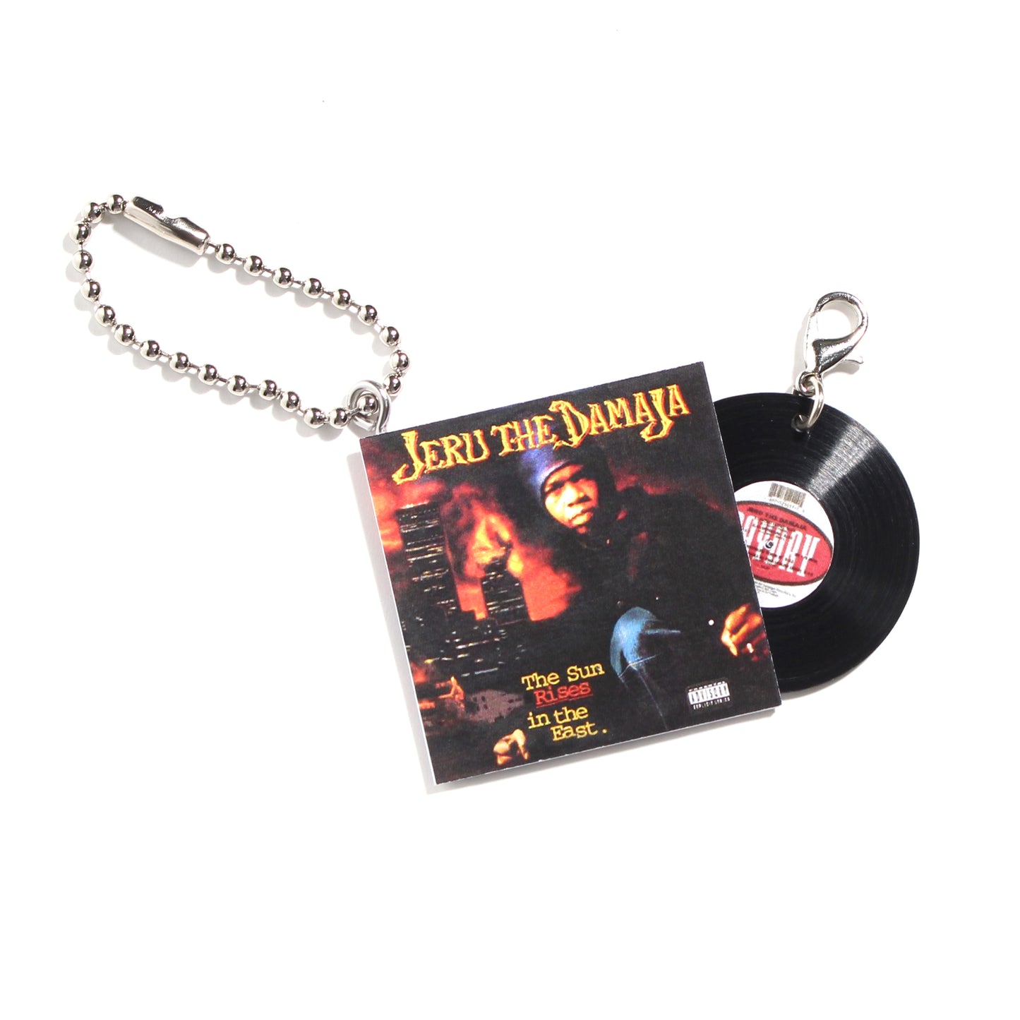 JERU THE DAMAJA THE SUN RISES IN THE EAST [KEY CHAIN ​​HIPHOP RECORD]