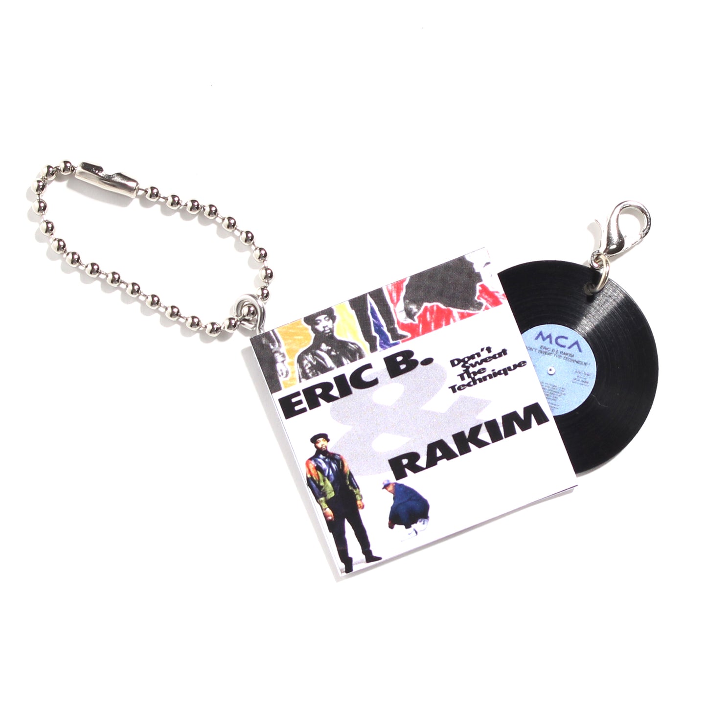 ERIC B &amp; RAKIM DON'T SWEAT THE TECHNIQUE [KEY CHAIN ​​HIPHOP RECORD]