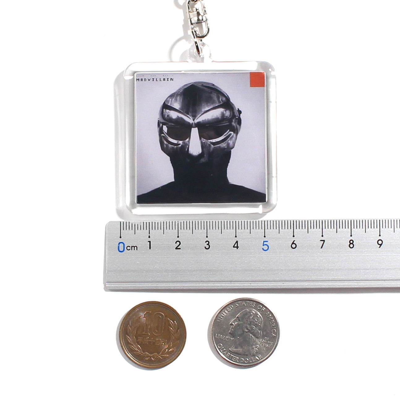 MF Doom Operation: Doomsday【ACRYLIC KEY CHAIN ​​MINIATURE HIPHOP VINYL】