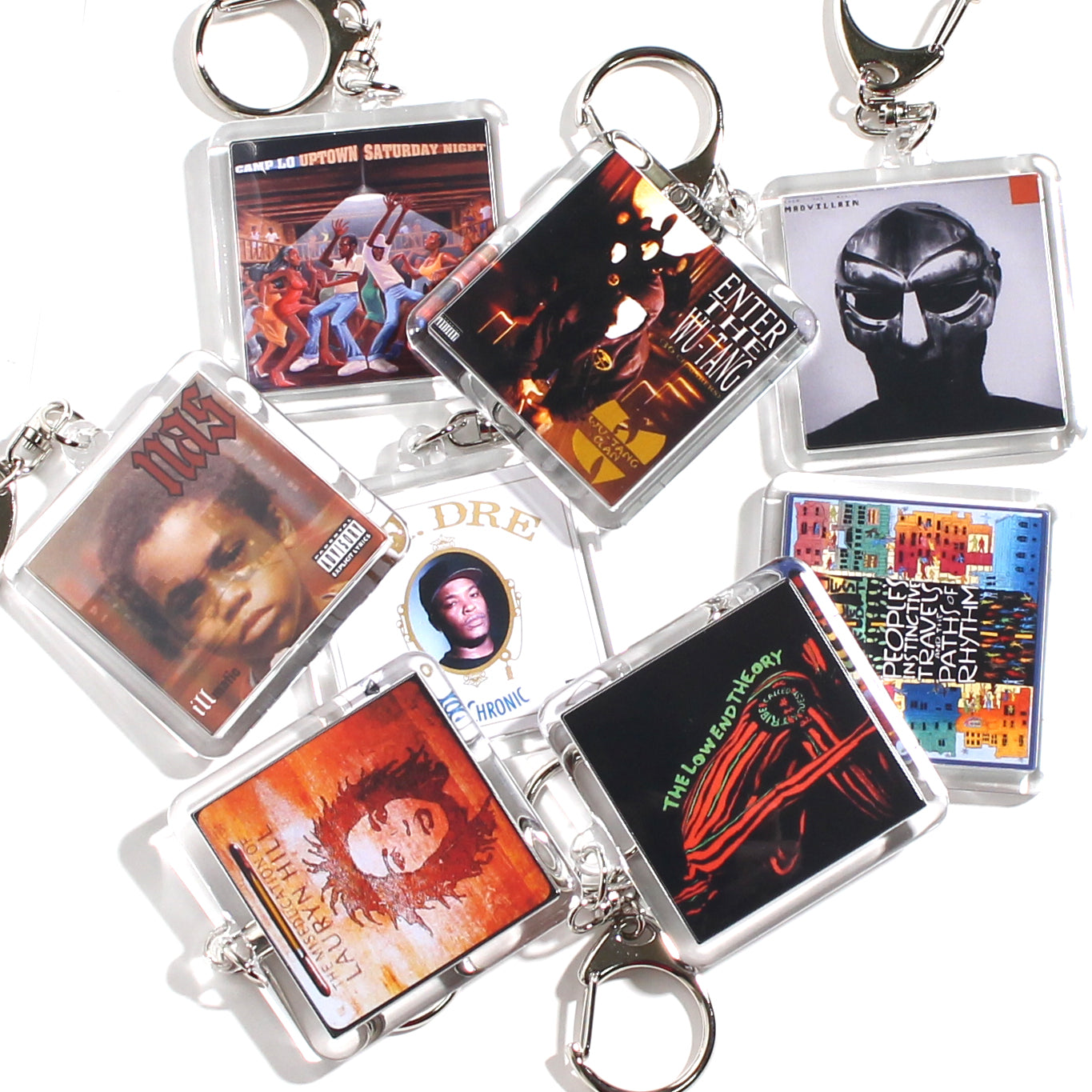 N.W.A STRAIGHT OUTTA COMPTON（NWA） 【ACRYLIC KEY CHAIN MINIATURE HIPHOP VINYL】