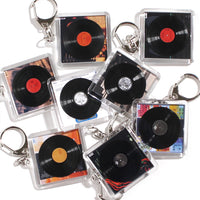 MAKE YOURM OWN INIATURE VINYL ACRYLIC KEY CHAINE Create your own miniature record acrylic key chain