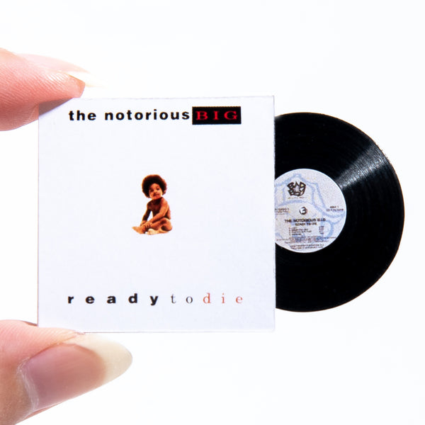 THE NOTORIOUS BIG READY TO DIE【MINIATURE HIPHOP RECORD】