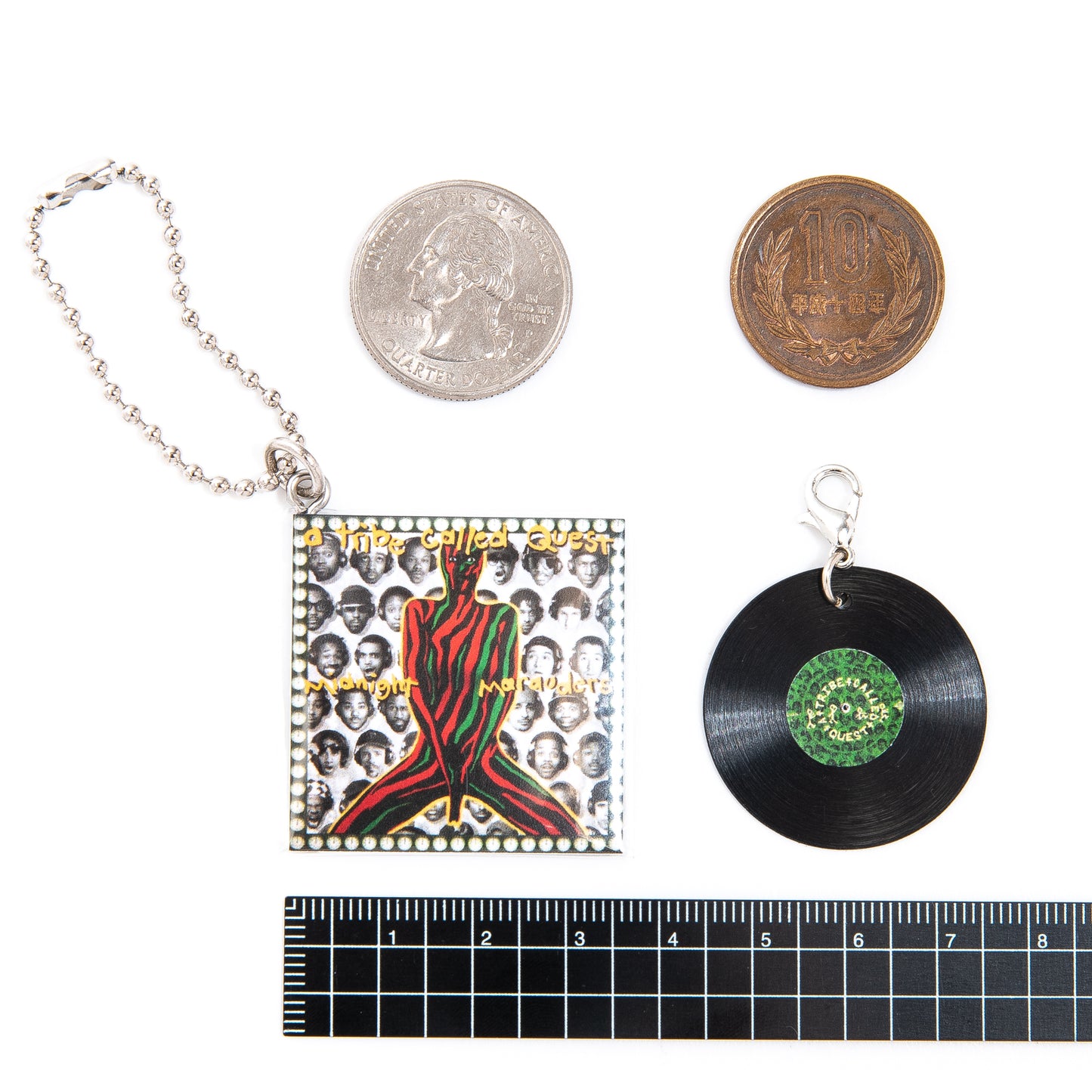 A TRIBE CALLED QUEST MIDNIGHT MARAUDERS [KEY CHAIN ​​HIPHOP RECORD]