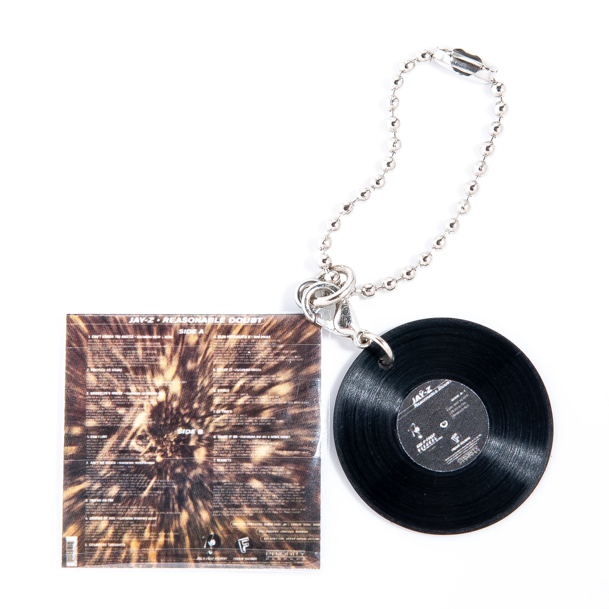 JAY-Z REASONABLE DOUBT [KEY CHAIN HIPHOP RECORD JAY-Z REASONABLE DOUBT [KEY CHAIN HIPHOP RECORD