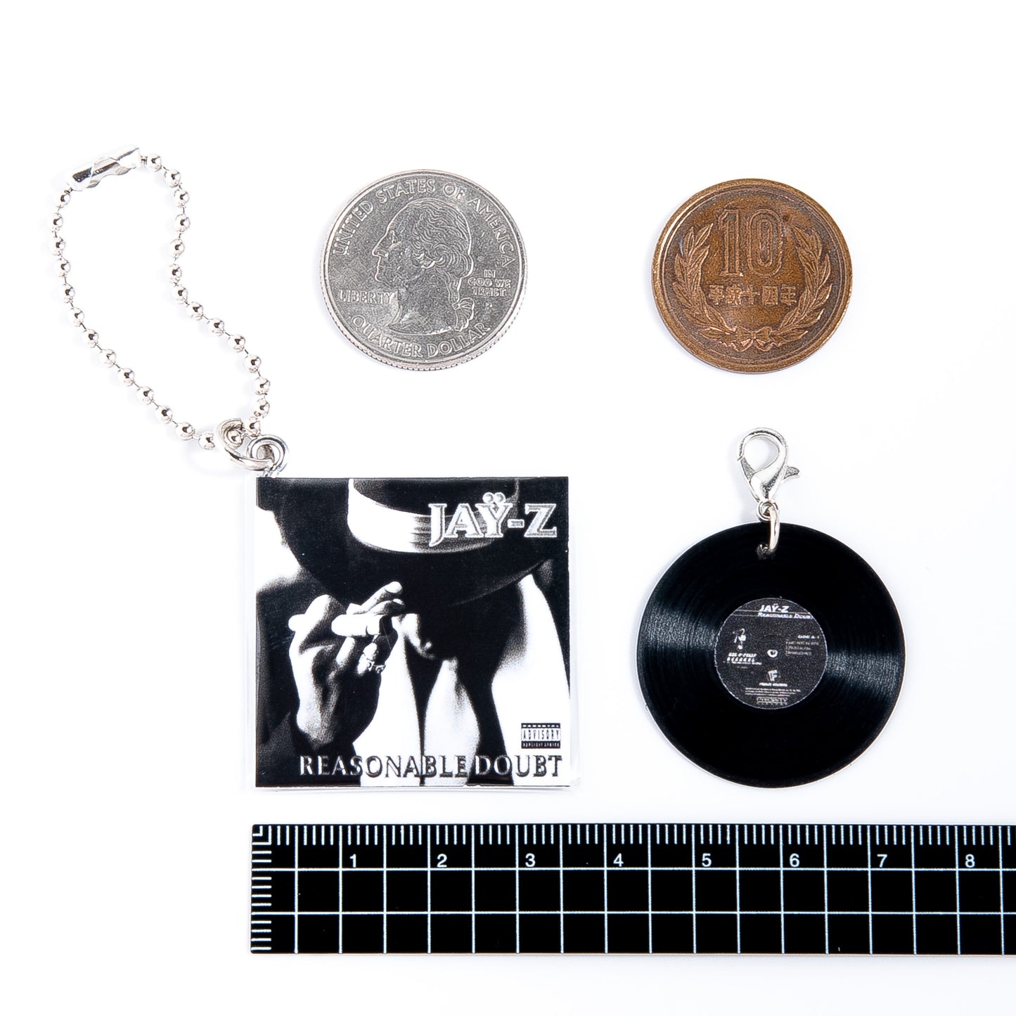 JAY-Z REASONABLE DOUBT [KEY CHAIN ​​HIPHOP RECORD]