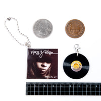 MARY J BLIGE WHAT'S THE 411? [KEY CHAIN ​​MINI RECORD]