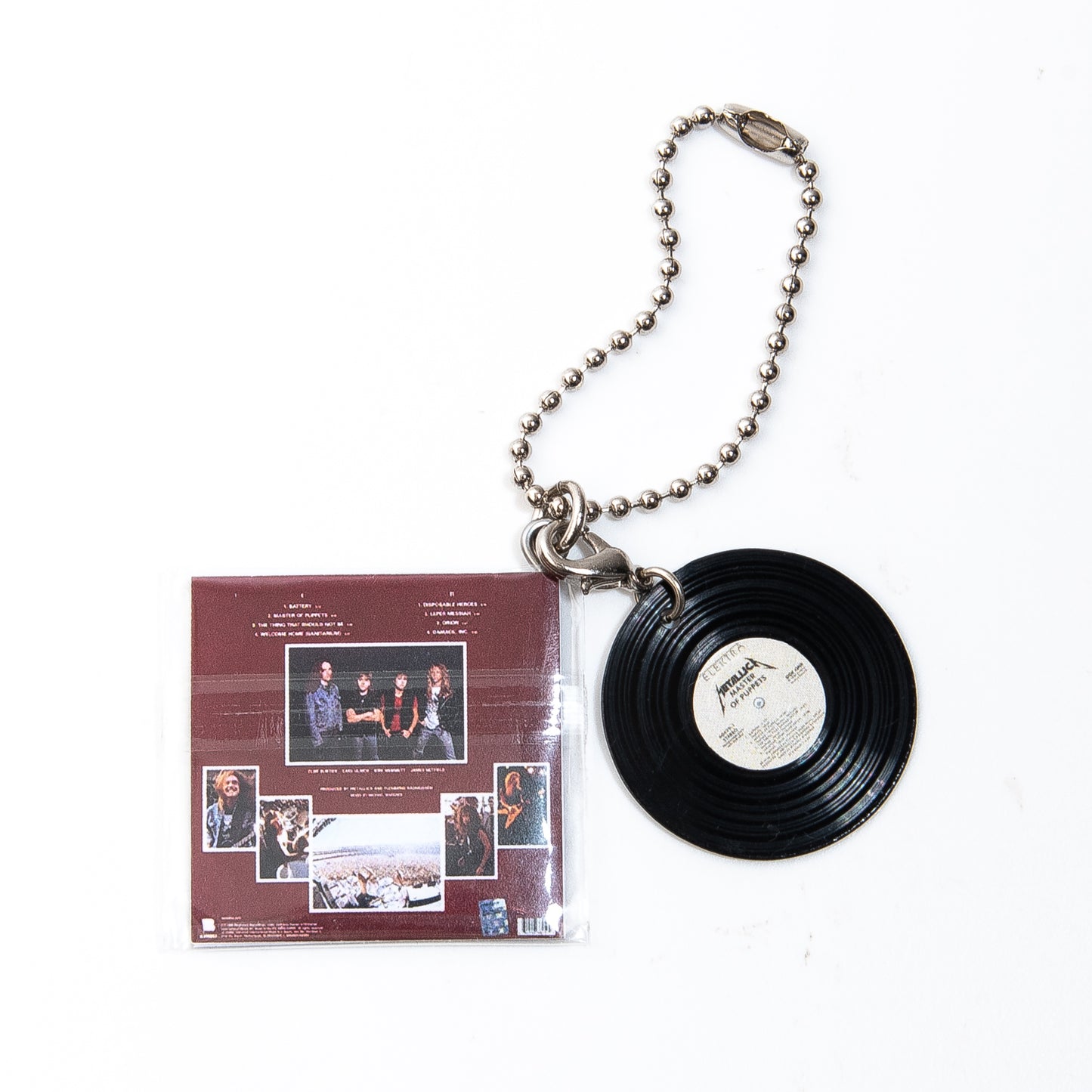 METALLICA MASTER OF PUPPETS [KEY CHAIN ​​HIPHOP RECORD]