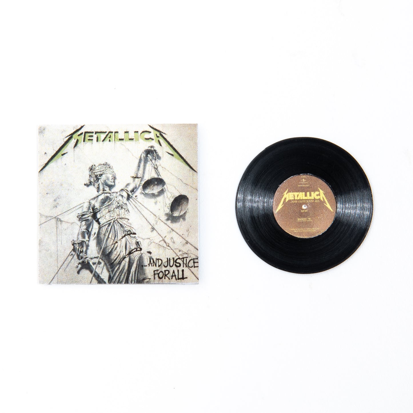 METALLICA JUSTIS FOR ALL [MINIATURE HIPHOP RECORD]