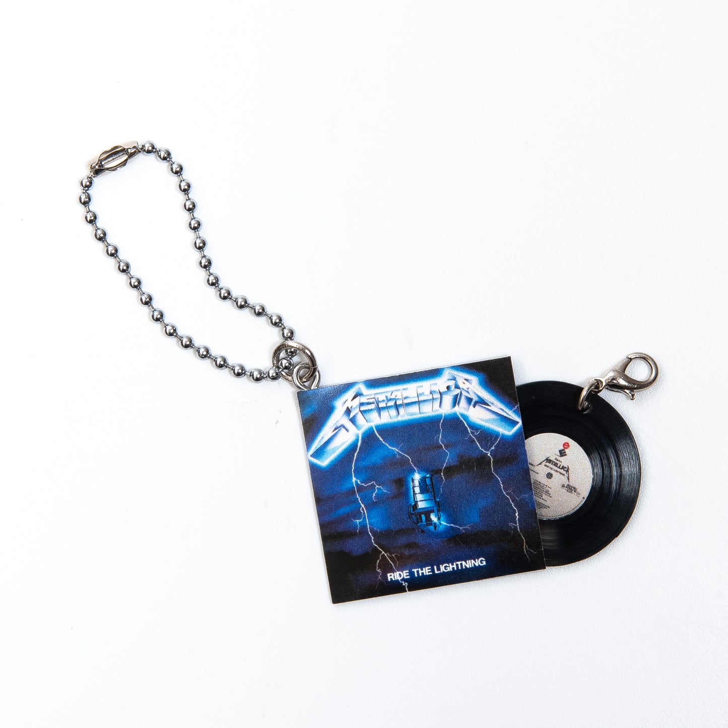 METALLICA RIDE THE LIGHTNING [KEY CHAIN ​​HIPHOP RECORD]