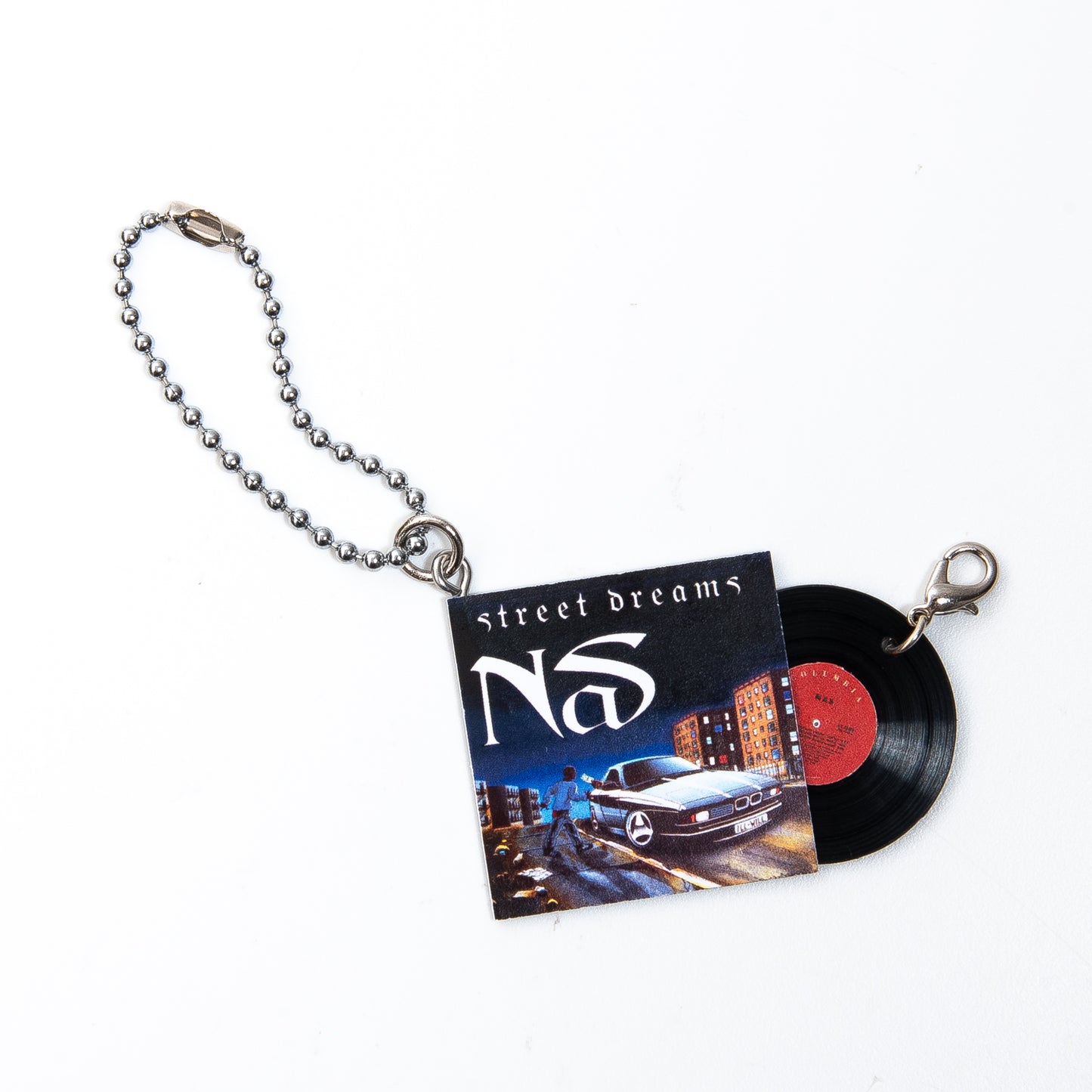 NAS STREET DREAMS [KEY CHAIN ​​HIPHOP RECORD]