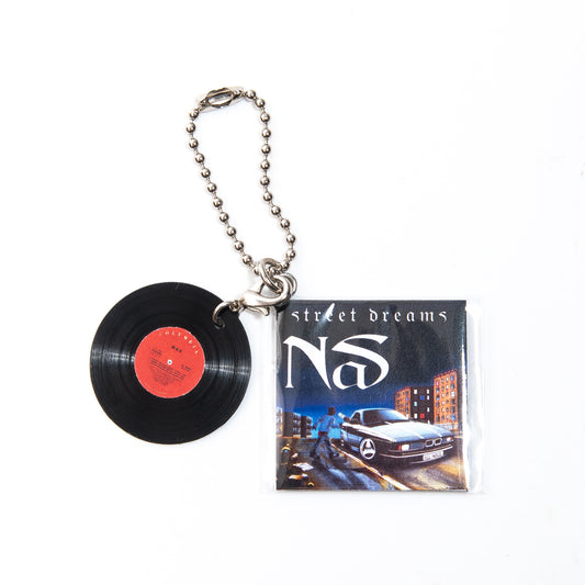 NAS STREET DREAMS [KEY CHAIN ​​HIPHOP RECORD]