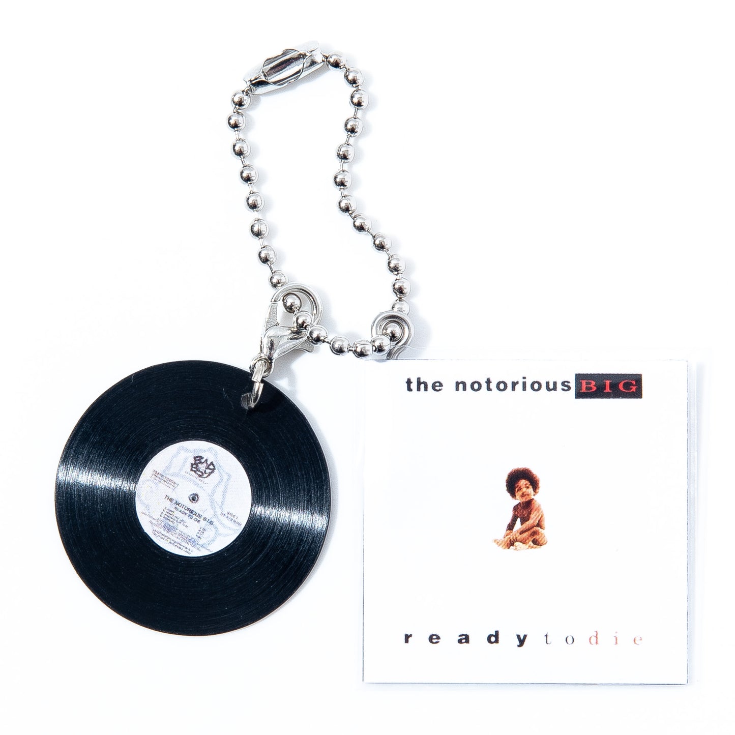 THE NOTORIOUS BIG READY TO DIE [KEY CHAIN ​​HIPHOP RECORD]