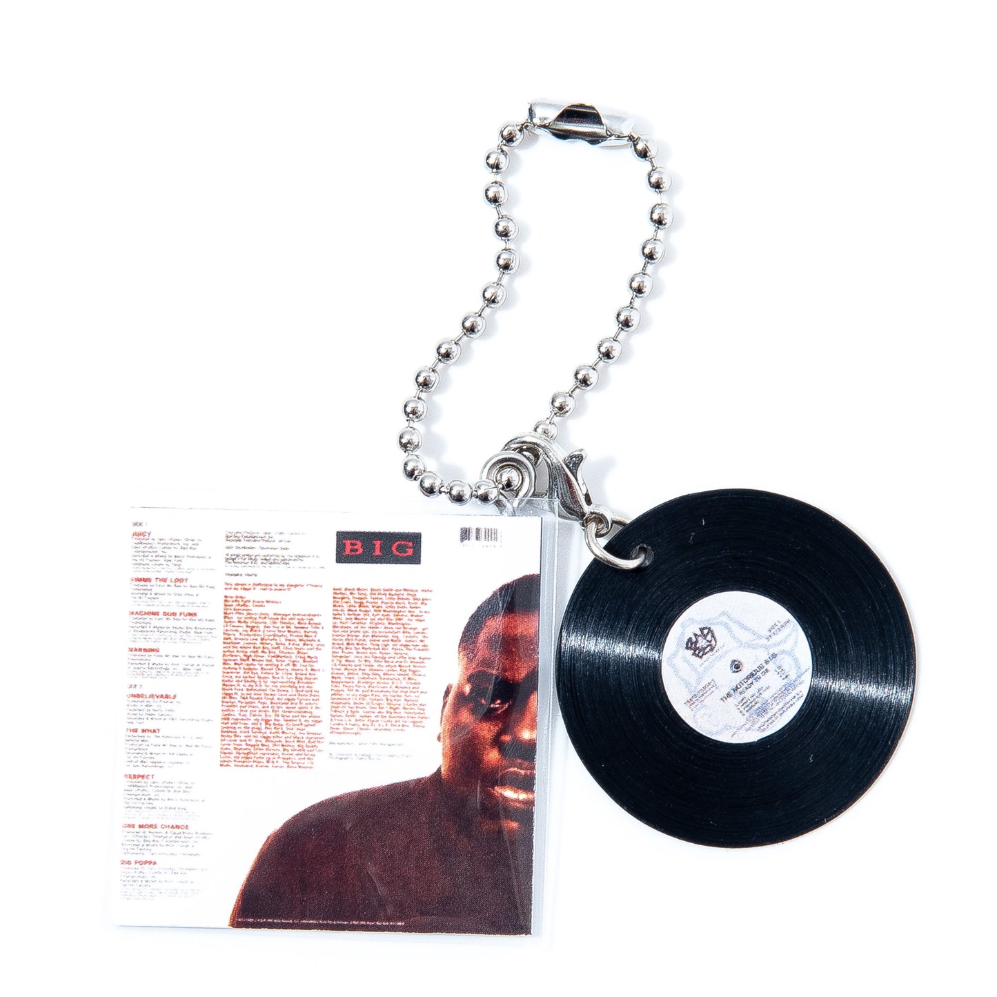 THE NOTORIOUS BIG READY TO DIE [KEY CHAIN ​​HIPHOP RECORD]