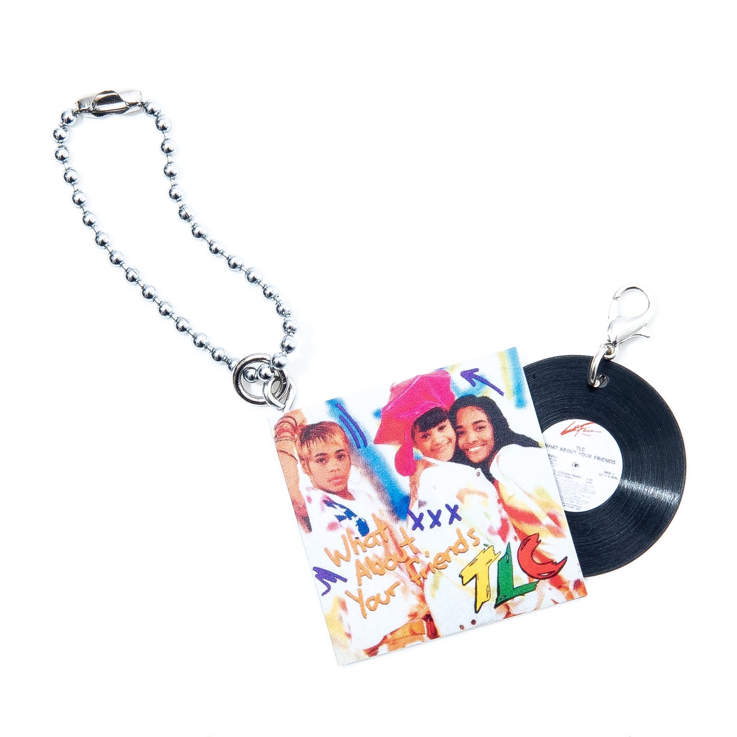 TLC WHAT ABOUT YOUR FRIENDS【KEY CHAIN ​​RNB RECORD】