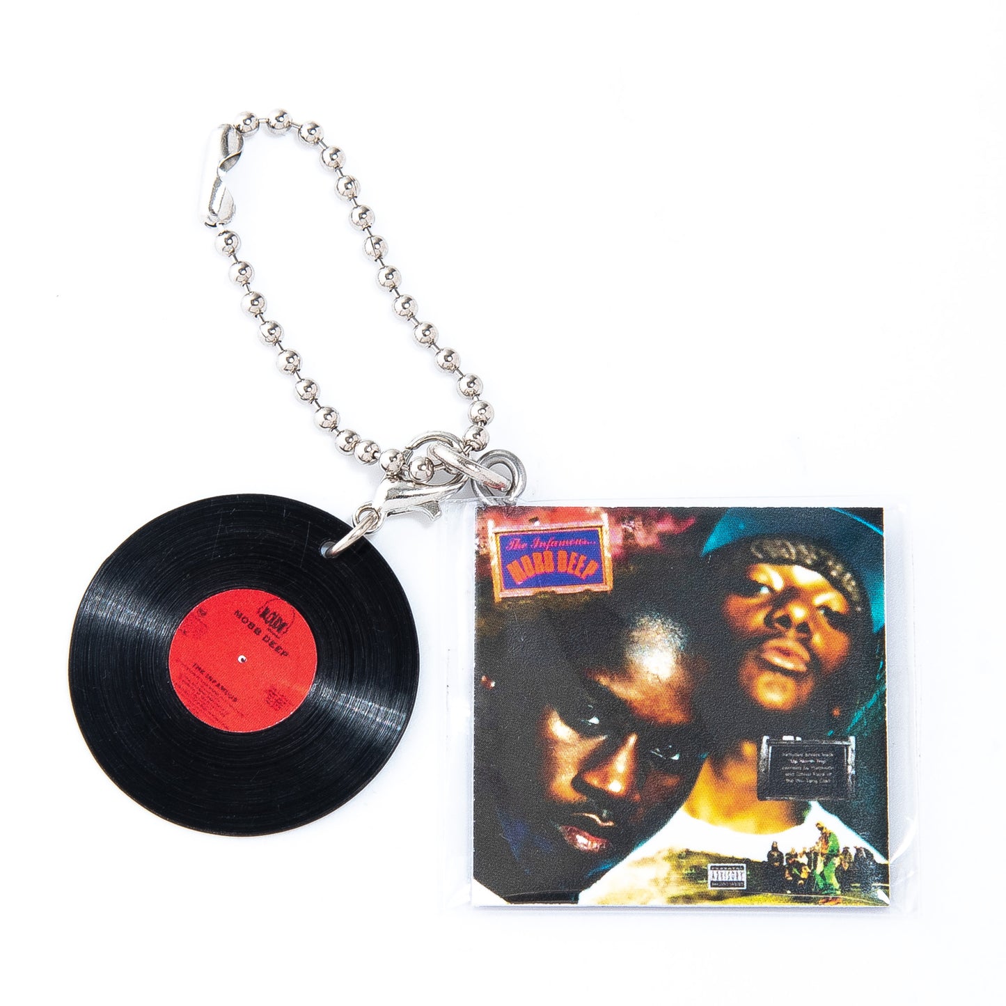 MOBB DEEP THE INFAMOUS [KEY CHAIN ​​HIPHOP RECORD]