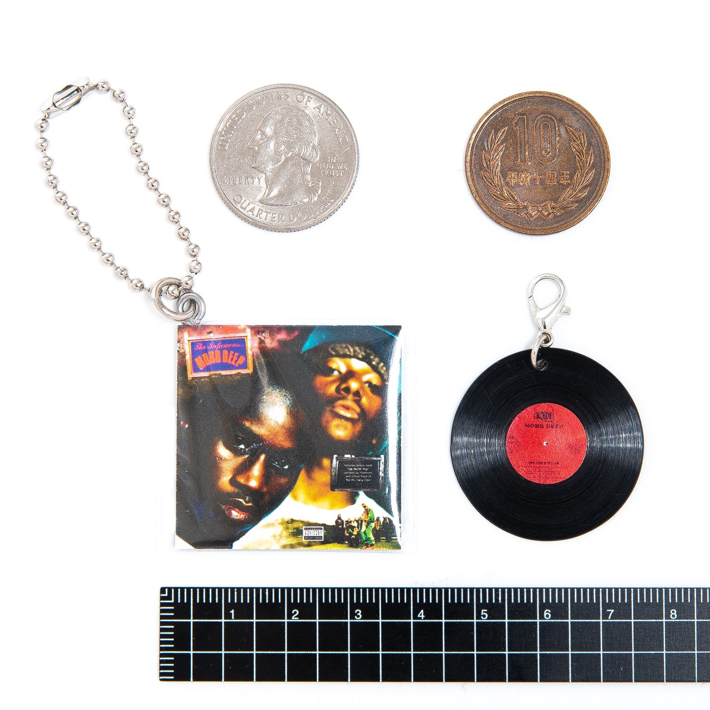 MOBB DEEP THE INFAMOUS [KEY CHAIN ​​HIPHOP RECORD]