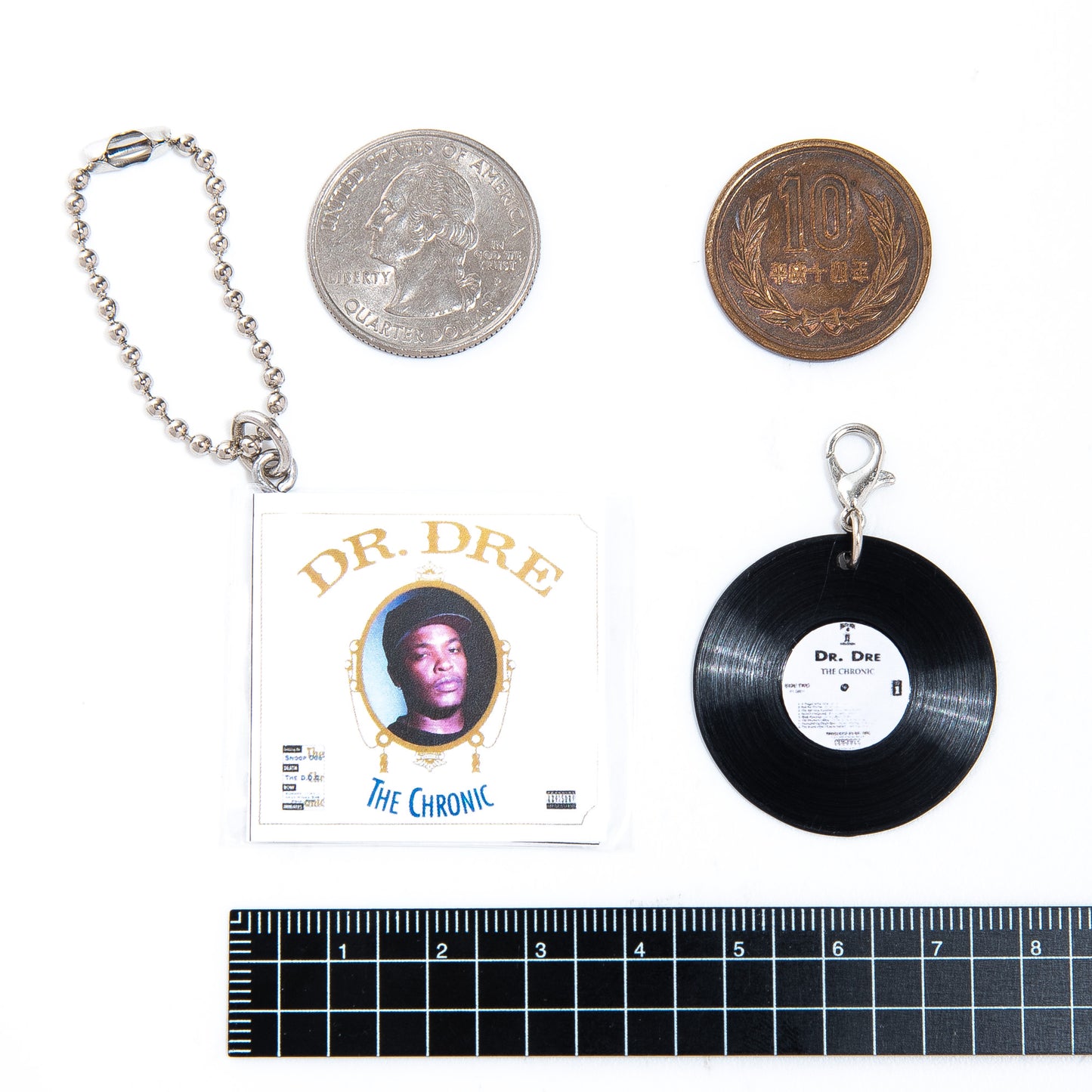 DR. DRE THE CHRONIC [KEY CHAIN ​​HIPHOP RECORD]