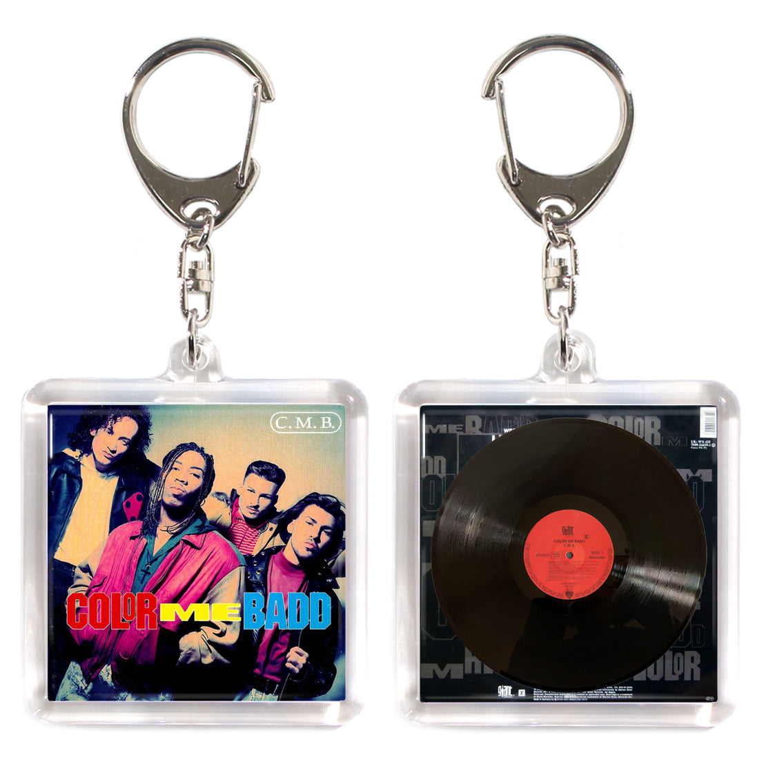 Color Me Badd CMB [ACRYLIC KEY CHAIN ​​MINIATURE HIPHOP VINYL]