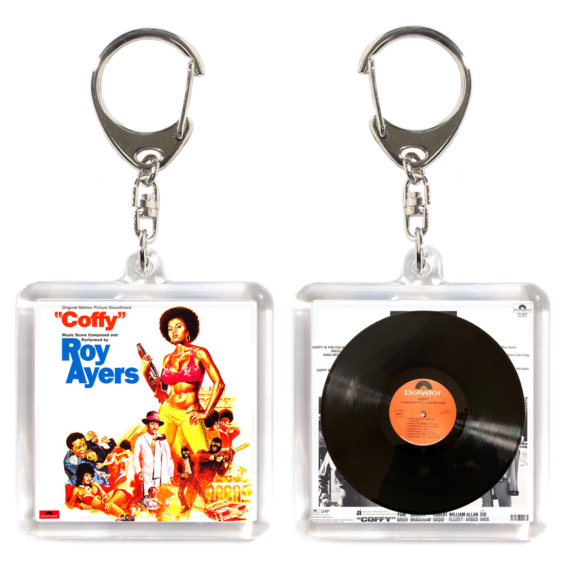 Roy Ayers Coffy [ACRYLIC KEY CHAIN ​​MINIATURE SOUL FUNK JAZZ VINYL]