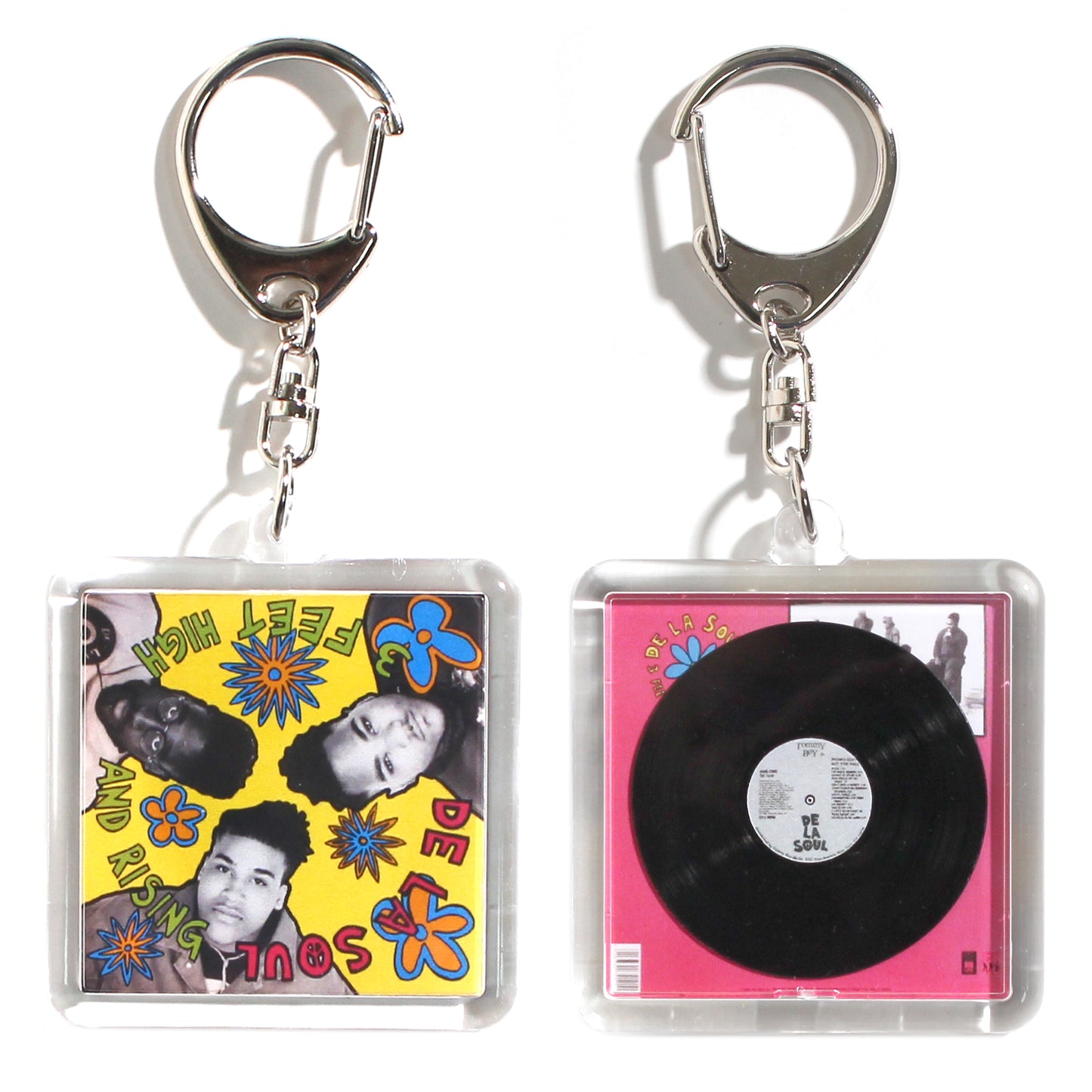 DE LA SOUL 3 FEET HIGH AND RISING【ACRYLIC KEY CHAIN MINIATURE HIPHOP VINYL】