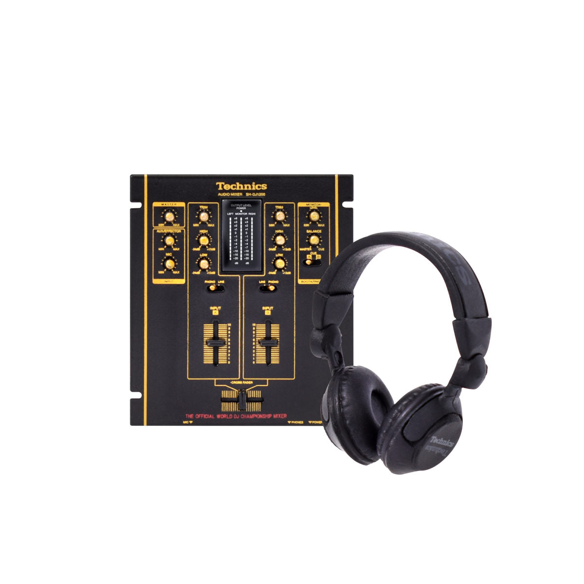 TECHNICS SH-DJ1200×EAH-DJ1200 [MINIATURE MIXER AND HEADPHONE] Technics miniature mixer &amp; headphone set