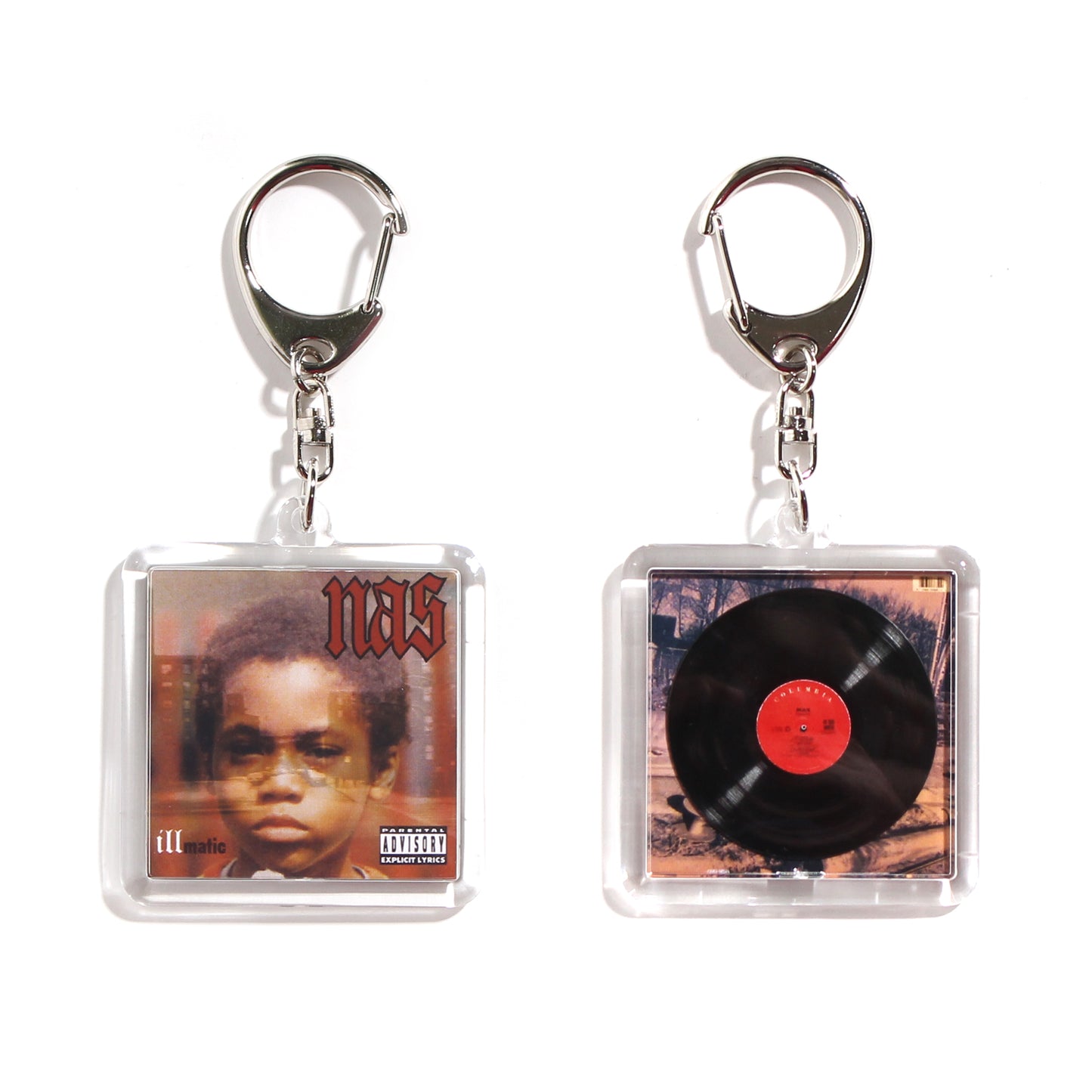 NAS ILLMATIC [ACRYLIC KEY CHAIN ​​MINIATURE HIPHOP VINYL]