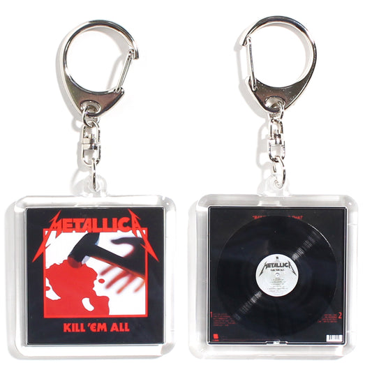 METALLICA KILL EM ALL【ACRYLIC KEY CHAIN MINIATURE HIPHOP VINYL】