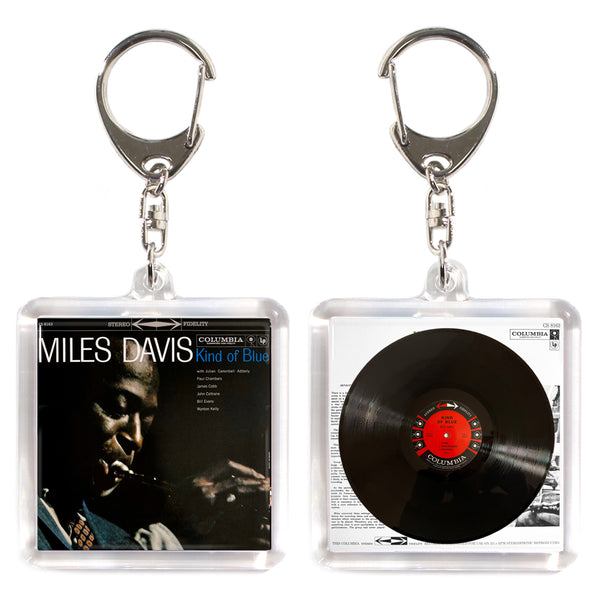 Miles Davis Kind Of Blue 【ACRYLIC KEY CHAIN MINIATURE JAZZ VINYL】