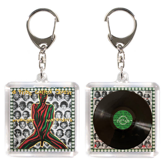 A Tribe Called Quest Midnight Marauders【ACRYLIC KEY CHAIN ​​MINIATURE HIPHOP VINYL】