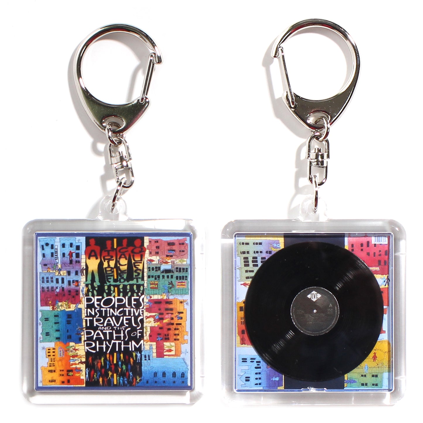 A TRIBE CALLED QUEST A TRIBE CALLED QUEST People's Instinctive Travels and the Paths of Rhythm [ACRYLIC KEY CHAIN ​​MINIATURE HIPHOP VINYL]