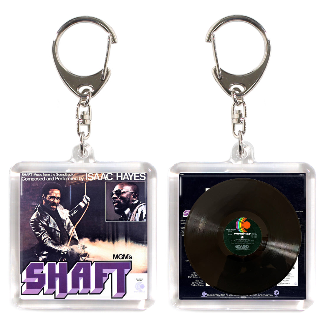 Isaac Hayes Shaft [ACRYLIC KEY CHAIN ​​MINIATURE VINYL]