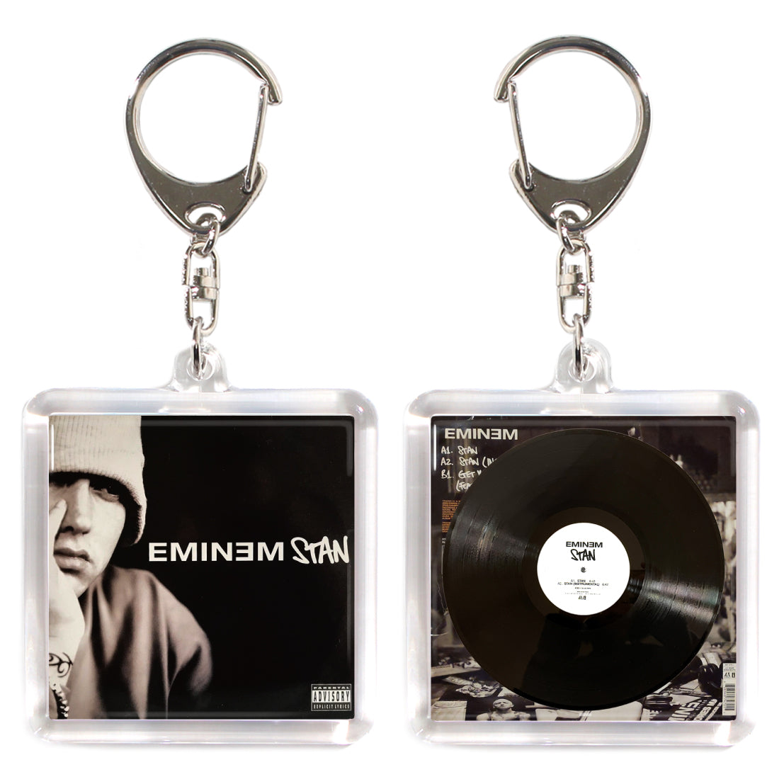 EMINEM STAN【ACRYLIC KEY CHAIN MINIATURE HIPHOP VINYL】