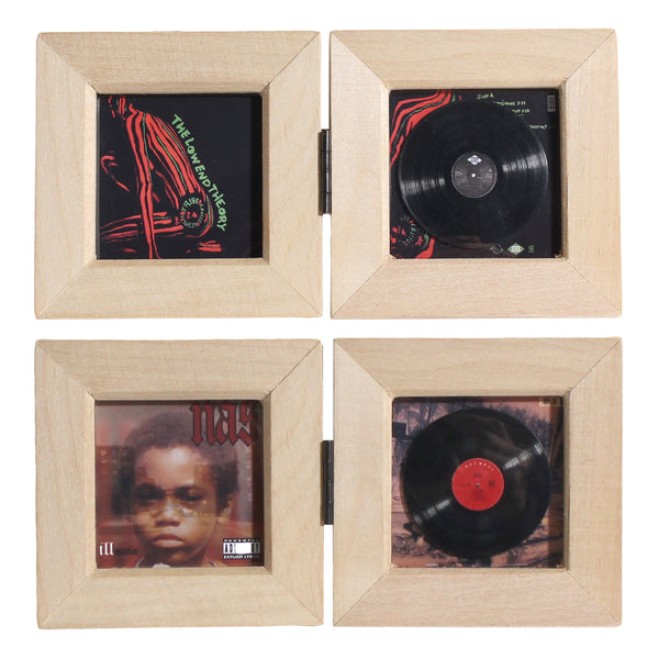 Make your original mini-vinyl photo stand &amp; wall art