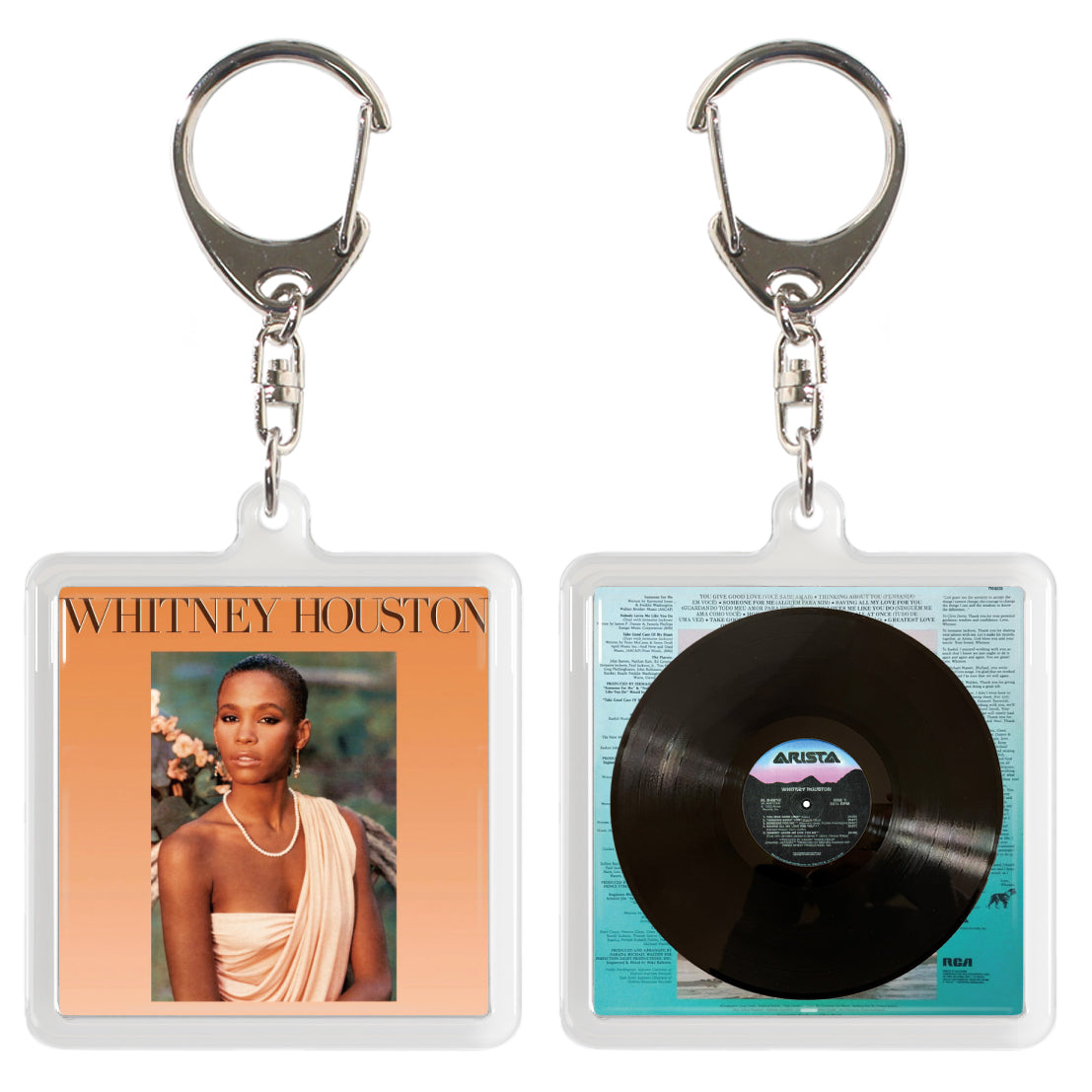 Whitney Houston【ACRYLIC KEY CHAIN MINIATURE RNB VINYL】