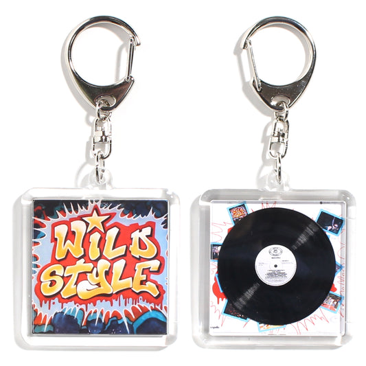 WILD STYLE [ACRYLIC KEY CHAIN ​​MINIATURE HIPHOP VINYL]