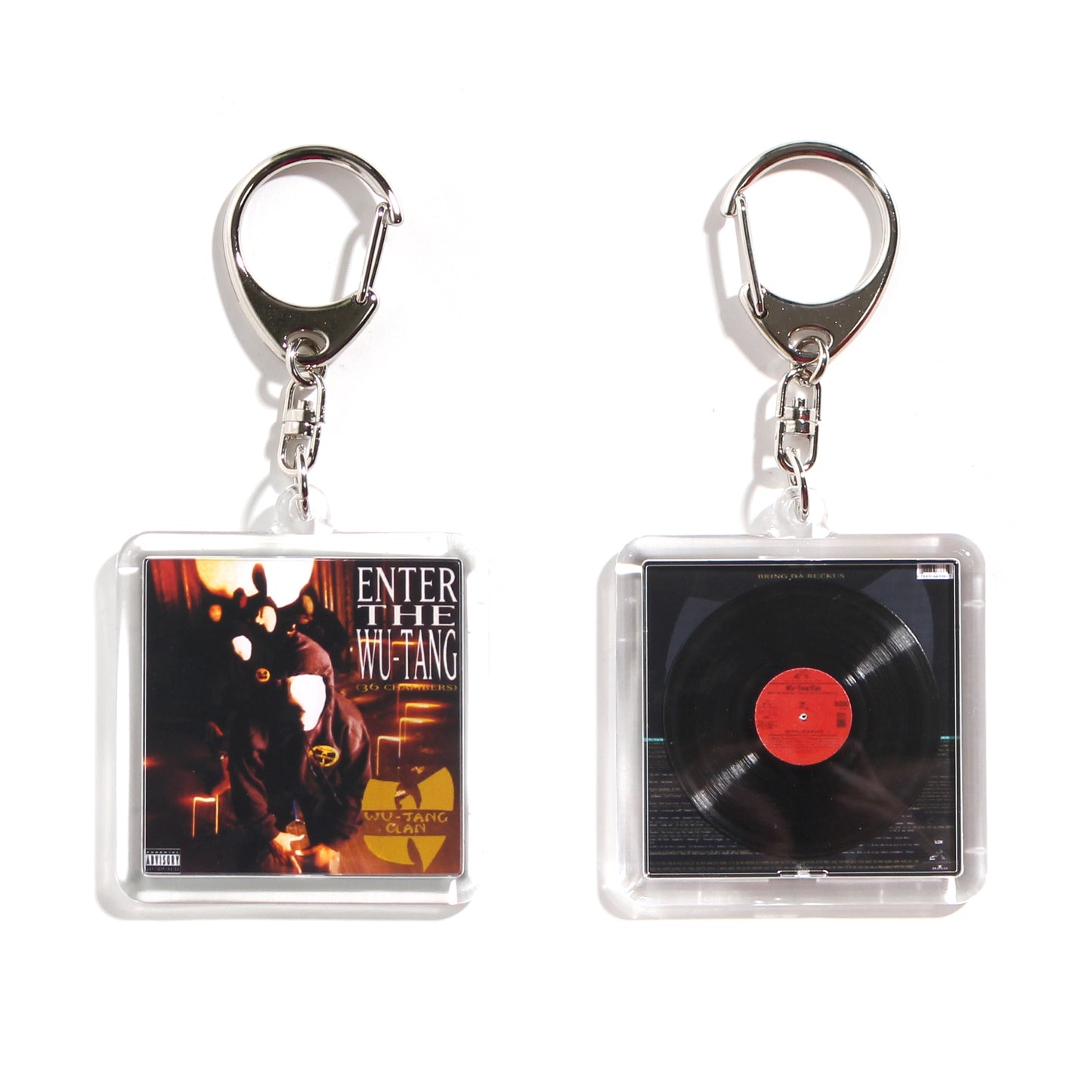 WU TANG CLAN ENTER THE WU TANG 【ACRYLIC KEY CHAIN MINIATURE HIPHOP VINYL】