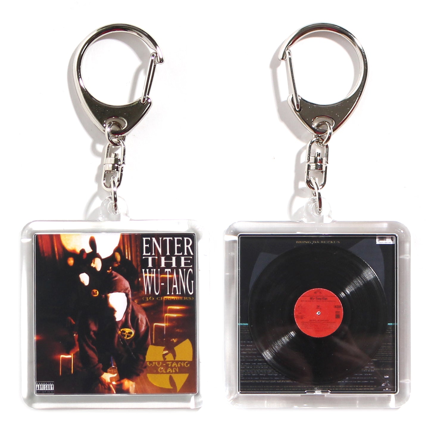 WU TANG CLAN ENTER THE WU TANG 【ACRYLIC KEY CHAIN MINIATURE HIPHOP VINYL】